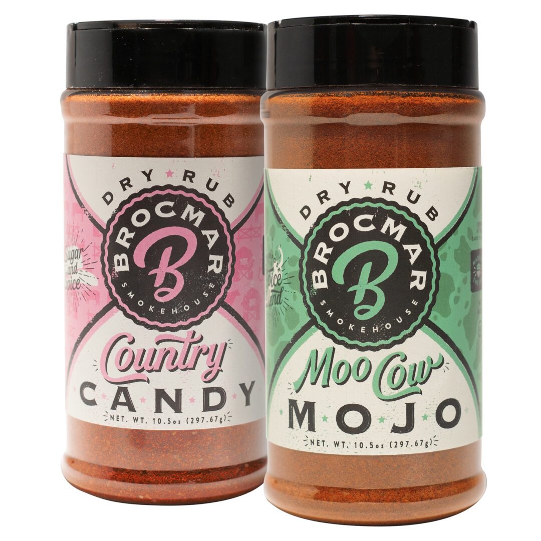 Pitmaster Rub Combo - 10.5oz Moo Cow Mojo & 10.2oz Country Candy