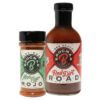 Wholly Cow! BBQ Sauce and Rub Combo – 16oz Bottle of Red Dirt Road & 5oz shaker of Moo Cow Mojo