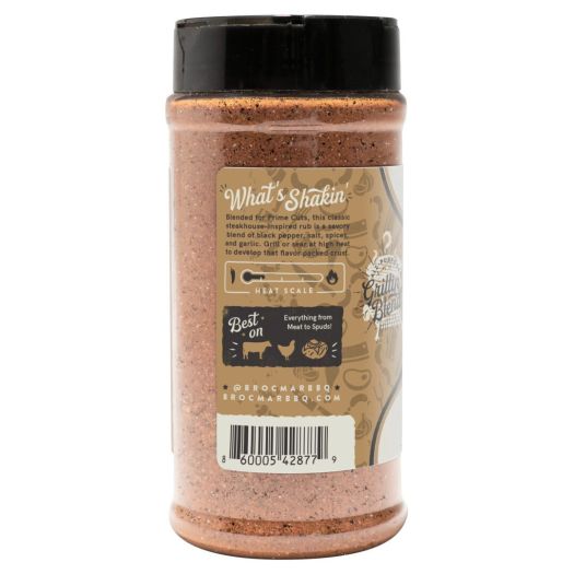 A jar of spice is shown with the label.