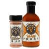 Get Grilling! BBQ Sauce and Rub Combo – 16oz Bottle of Hokey Pokey & 5oz shaker of Butcher Rub
