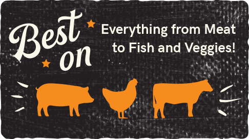 A black background with three animals and the words " feast on ".