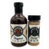 Bottles of Original Sauce and Remy’s Competition Rub