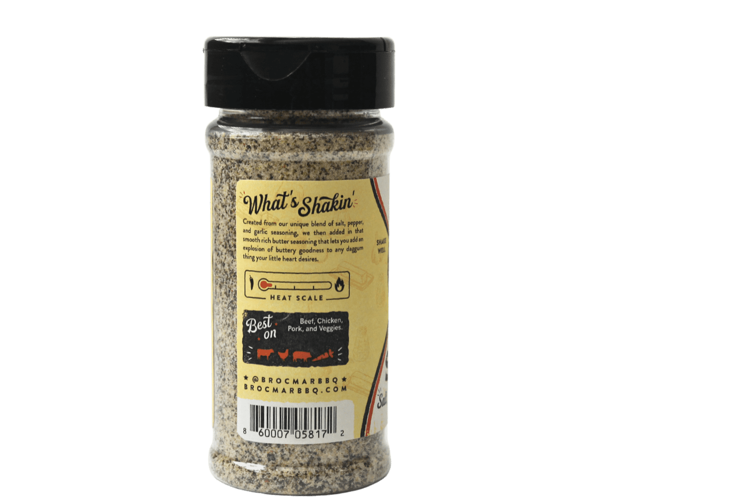 Salt, Pepper, Garlic, Butter (SPGB) Craft Seasoning Shaker Bottle